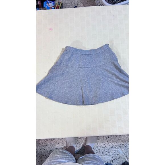 CREWCUTS J CREW TODDLER GIRLS GRAY SKIRT SIZE 6-7 SIDE ZIP - Picture 1 of 8